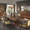 Creaciones Fejomi, classic luxury furniture for dining room, dining table with marquetry, chest of drawers with marquetry from Spain, buy luxury classic dining room with marquetry in Spain